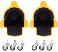 Knee Blades 1603 protective roller kneepads for construction work, knee protection with swivel wheels for flooring repairs