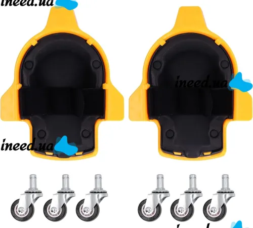 Knee Blades 1603 protective roller kneepads for construction work, knee protection with swivel wheels for flooring repairs