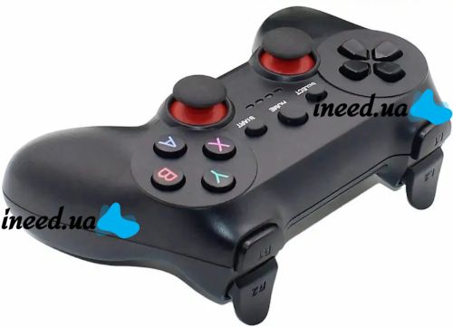 Беспроводной джойстик геймпад Game Pad CM-019 для PC Android с адаптерами, Игровой контроллер 2,4G для компьютера и телефона от батареек Черный