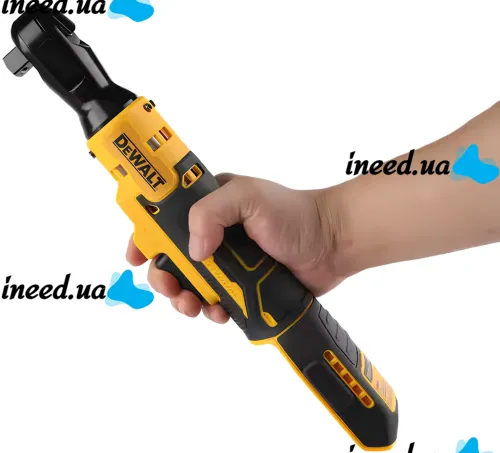 Акумуляторний кутовий гайковерт тріскачка DeWalt DCF512D1 48V безщітковий електроінструмент для відкручування і закручування болтів і гайок 1/2 X-474