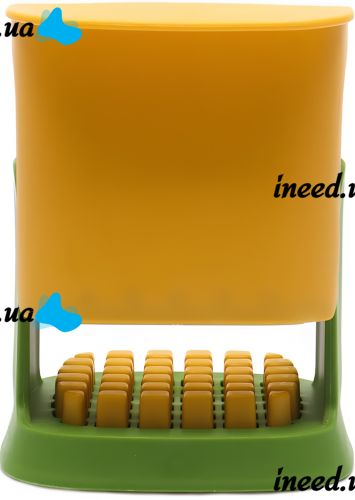 Подрібнювач для овочів Vegetable Chopper 2 в 1 кухонна Ручна овочерізка з двома змінними насадками для нарізки картоплі на скибочки і кубики