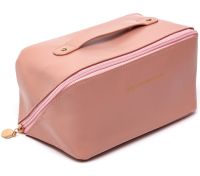 Косметичка органайзер для зберігання косметики Rose Of Mon's Land Beauty Box Bag жіноча дорожня сумка з ручкою, водонепроникна Mons 5078 Рожева