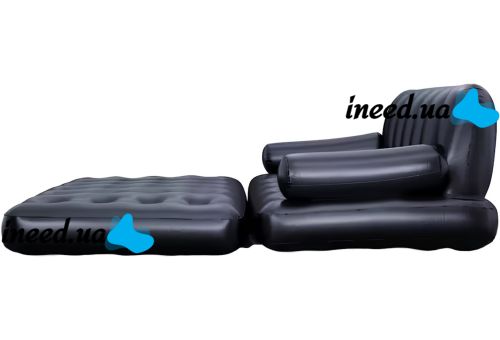 Inflatable Double Bed Transformer Bestway 75054 sofa 5 in 1 with double mattress and Armrest 188x152x64 cm sofa bed with reclining backrest
