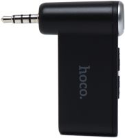Автомобильный Bluetooth адаптер Hoco E58 140 mAh беспроводной трансмиттер для магнитолы, авто FM ресивер, модулятор в машину с блютуз AUX 3.5 мм