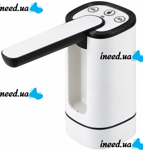Water Pump XL-1407 Rechargeable Folding Pump: Electric Dispenser for Drinking Water from a Water Cooler Bottle, 4W, Automatic Folding Electric Pump