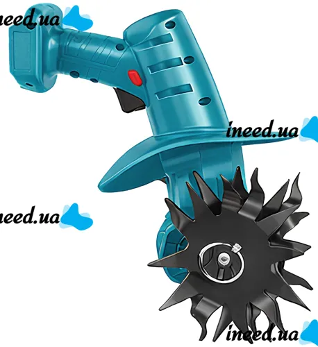 Makita G6685 cordless handheld mini cultivator for loosening and weeding the vegetable garden, cordless electric cultivator with 2 batteries for the garden