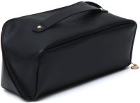 Косметичка органайзер для зберігання косметики Rose of Mon's Land Beauty Box Bag жіноча Дорожня сумка з ручкою, водонепроникна Mons Чорна