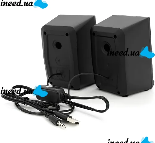 Wired Computer Speakers Jedel S-578 2.0 6W Stereo RGB Speaker with Volume Control, Backlit Speaker for PC and Laptop from USB