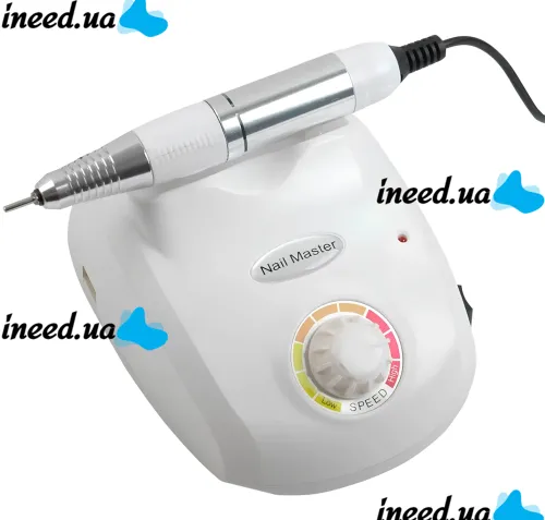Машинка фрезер для маникюра и педикюра Beauty Nail DM-502 35000 оборотов, электрический аппарат для обработки ногтей с насадками и педалью 
