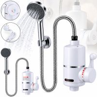 Delimano RY-004 Instant Water Heater with Shower, Bottom Connection, 3000W Electric Digital Water Heater with Showerhead, 220V
