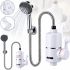 Delimano RY-004 Instant Water Heater with Shower, Bottom Connection, 3000W Electric Digital Water Heater with Showerhead, 220V
