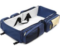 Folding Baby Carrier Bag Baby Bed and Bag Multifunctional Folding Transformer Bag, Baby Carrier Bed Up to 12 Months