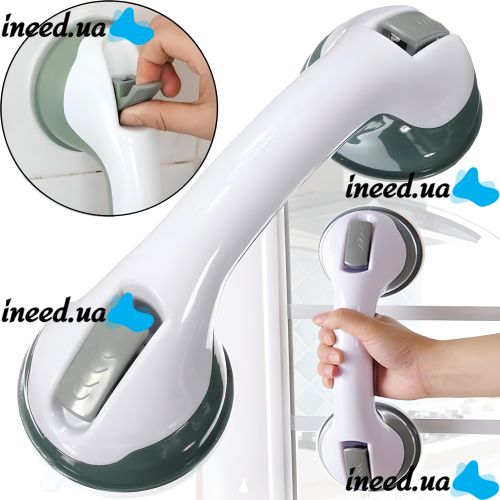 Helping Handle NJ-271 vacuum suction cup handle for bathtub and shower, Bathroom wall rail, Helping Handle
