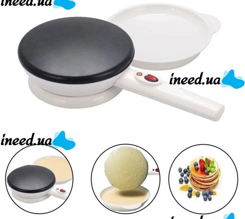 Electric Pancake maker 650 W, Sinbo SP-5208, Immersion Pancake Pan with non-stick coating, Electric Pancake maker 650 W