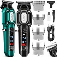 VGR V-900 5W Cordless Hair Clipper—a cordless men's trimmer for trimming beards and mustaches, featuring interchangeable attachments and a USB display