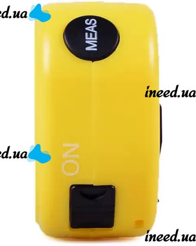 Electronic laser ruler Kronos Top CP-3010 3 in 1 level 18 m, laser rangefinder, construction tape measure for determining accurate measurements Yellow