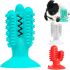 Жевательная игрушка для собак Bronzedog PetFun Dental кактус для чистки зубов на присоске с отверстием для еды, Чистящая зубная щетка Бронзедог