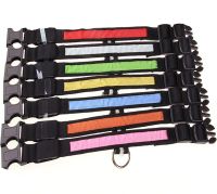 Luminous Fabric Collar Glow Ring for Cats and Dogs LED Neon with LED Backlight on Battery with USB for Pets