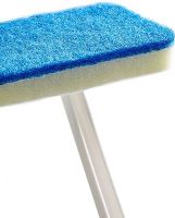 Bathroom and tile cleaning brush Glass Eraser LY-516 2 in 1 trapezoidal sponge for washing floors, walls and windows with a long handle and replaceable nozzles