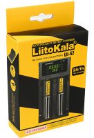 LiitoKala Lii-S2 Battery Charger Universal Charging with LCD Display Indicator for 18650 batteries with 2 USB batteries