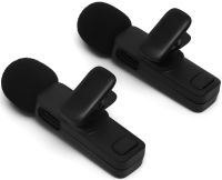 Петличний подвійний мікрофон Wireless Microphone K15 петличка з прищіпкою на одяг 2 мікрофони Type-C Lightning з шумозаглушенням для блогера K-15