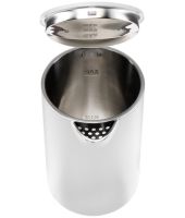 Electric kettle Domotec MS-5028 1.8 liter tabletop disk electric kettle Domotec 1500W with operation indicator and auto unplugging White