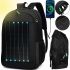 GDTimes GD-1320SL 10W Solar Panel Backpack GD-1320SL 10W 30L Urban Shoulder Bag with Built-in Battery and USB Outlet for Solar Phone Charging