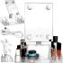 Настільне дзеркало органайзер для макіяжу Cosmetic Mirror 360 CY020-036 сенсорне для косметики з LED підсвічуванням на підставці MAG - 714 Hh073-1 Біле