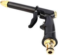 Набір для поливу і миття авто з трубкою Water Gun H2 регульований розпилювач, насадка пістолет високого тиску з з'єднувачами і шлангом 5 м