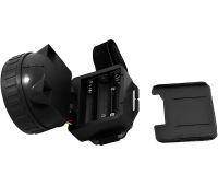 Налобний ліхтар на голову Bright Light Lamp 1396 7 LED ламп з кріпленням гумкою на лоб, портативний світлодіодний ліхтарик на батарейках 100LM Чорний