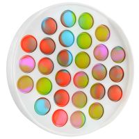 Simple Dimple T-104 children's anti-stress toy Simple Dimple T-104 developmental silicone Simple Dimple for stress relief, sensory Circle for children from 3 years Pop it