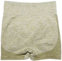 Women's Seamless Lifting Yoga Shorts XZY8855 Stretchy High Waist Push-Up Sport Cycling Shorts for Fitness Yellow S-XXL