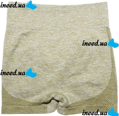 Women's Seamless Lifting Yoga Shorts XZY8855 Stretchy High Waist Push-Up Sport Cycling Shorts for Fitness Yellow S-XXL
