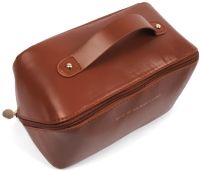 Косметичка органайзер для зберігання косметики Rose of Mon's Land Beauty Box Bag жіноча Дорожня сумка з ручкою, водонепроникна Mons коричнева 
