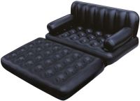Inflatable Double Bed Transformer Bestway 75054 sofa 5 in 1 with double mattress and Armrest 188x152x64 cm sofa bed with reclining backrest