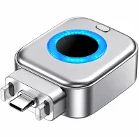 Магнитный адаптер питания Elough X01 Type-C автоматического отключения до 140W умный сепаратор с индикатором для быстрой зарядки телефона и ноутбука