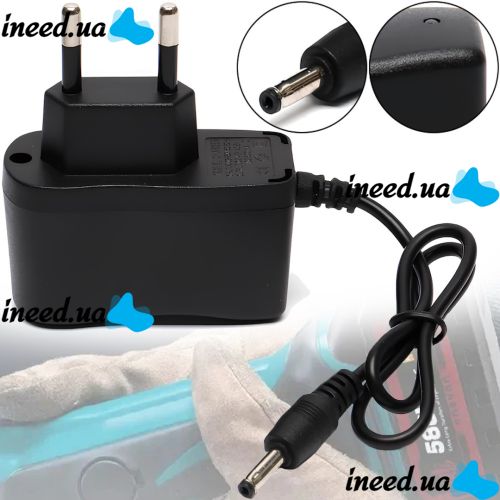 Charger for the battery of the screwdriver Li-ion 12V 1A universal AC power supply, DC adapter with a 12V indicator