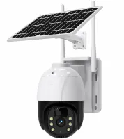 Беспроводная уличная IP камера видеонаблюдения TP8 V380 Pro Solar WI-FI поворотная аккумуляторная видеокамера под сим карту 4G на солнечной батарее