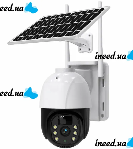 Беспроводная уличная IP камера видеонаблюдения TP8 V380 Pro Solar WI-FI поворотная аккумуляторная видеокамера под сим карту 4G на солнечной батарее