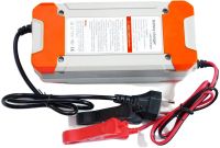 Автоматичний зарядний пристрій для акумуляторів AGM GEL LCD VoltPolska 8A 12V 24V універсальне автомобільне з дисплеєм для зарядки акумулятора авто