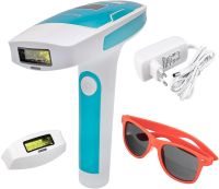 Kemei KM-6813 Laser Photoepilator Home Epilator with Display, Body Hair Removal Device with Replaceable Cartridges 3 Modes 120,000 Flashes