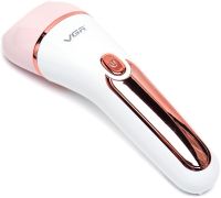 Wireless Epilator VGR V-733 6 in 1 5W Rechargeable Female Depilator with Backlight for Facial and Body Hair Removal with USB Nozzles Pink
