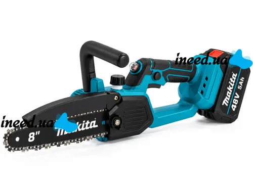 Makita DUC101Z 48V 5Ah 8" Cordless Mini Chain Saw for 2 Batteries, Brushless Electric Saw with Semi-Automatic Chain Lubrication in a Makita Case