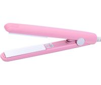 Mini curling iron for hair ProMozer MZ-7052 flat iron for styling and basal volume, travel ceramic curling iron with case 220W MZ7052