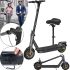 Ninebot KickScooter Max G30 600W Folding Electric scooter with front shock absorber and seat up to 140 kg, Electric Scooter E-Scooter 15Ah up to 50 km