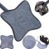 Four-angle replaceable nozzle spare for square mop Triangle Spin Mop 24x24 cm, Additional square Clover for washing and cleaning the floor