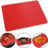 Антипригарный силиконовый коврик для выпечки Pyramid Pan Fat-Reduction Silicone Cooking Mat, Противень для гриля и запекания, Подставка под горячее