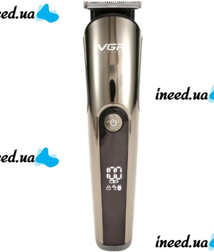 VGR V-107 cordless hair trimmer VGR V-107 professional 11-in-1 cordless beard and moustache trimmer with display and accessory stand