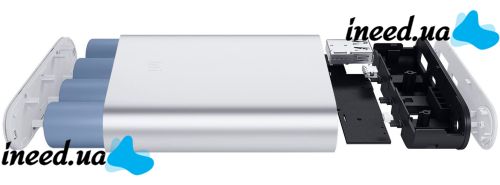 Портативное зарядное устройство Xiaomi MI Power Bank 20800 mAh внешний аккумулятор, зарядка для телефона IOS Android повербанк 2.1А USB Черный