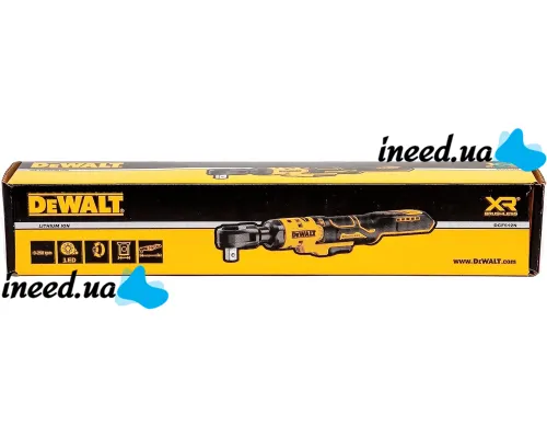 Акумуляторний кутовий гайковерт тріскачка DeWalt DCF512D1 48V безщітковий електроінструмент для відкручування і закручування болтів і гайок 1/2 X-474